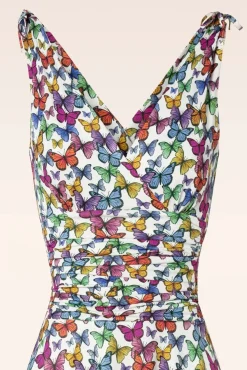Cheap Vintage Chic for Topvintage Grecian Schmetterling Kleid In Multi