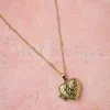 New Topvintage Boutique Collection Heart Locket Halskette In Gold