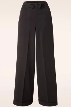 Clearance Banned Retro Hidden Away Hose In Schwarz