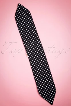 New Be Bop a Hairbands Ich Mochte Polkadots In Meinem Haarschal In Schwarz