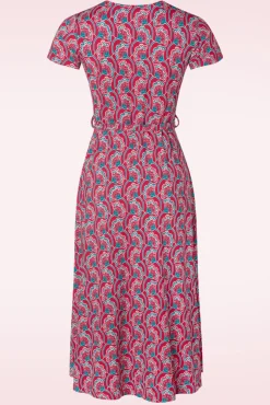 Store Lykka du Nord Ise Flower Parade Kleid In Mohnrot