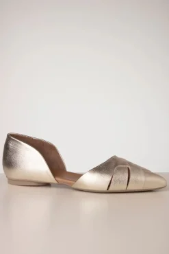 Cheap Miz Mooz Jade Ballerina In Gold Metallic