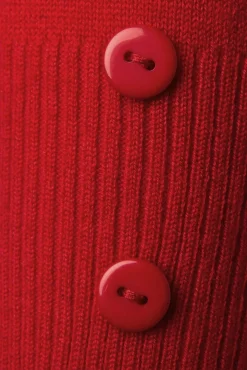 Sale Collectif Clothing Jeans-Strickbolero In Rot