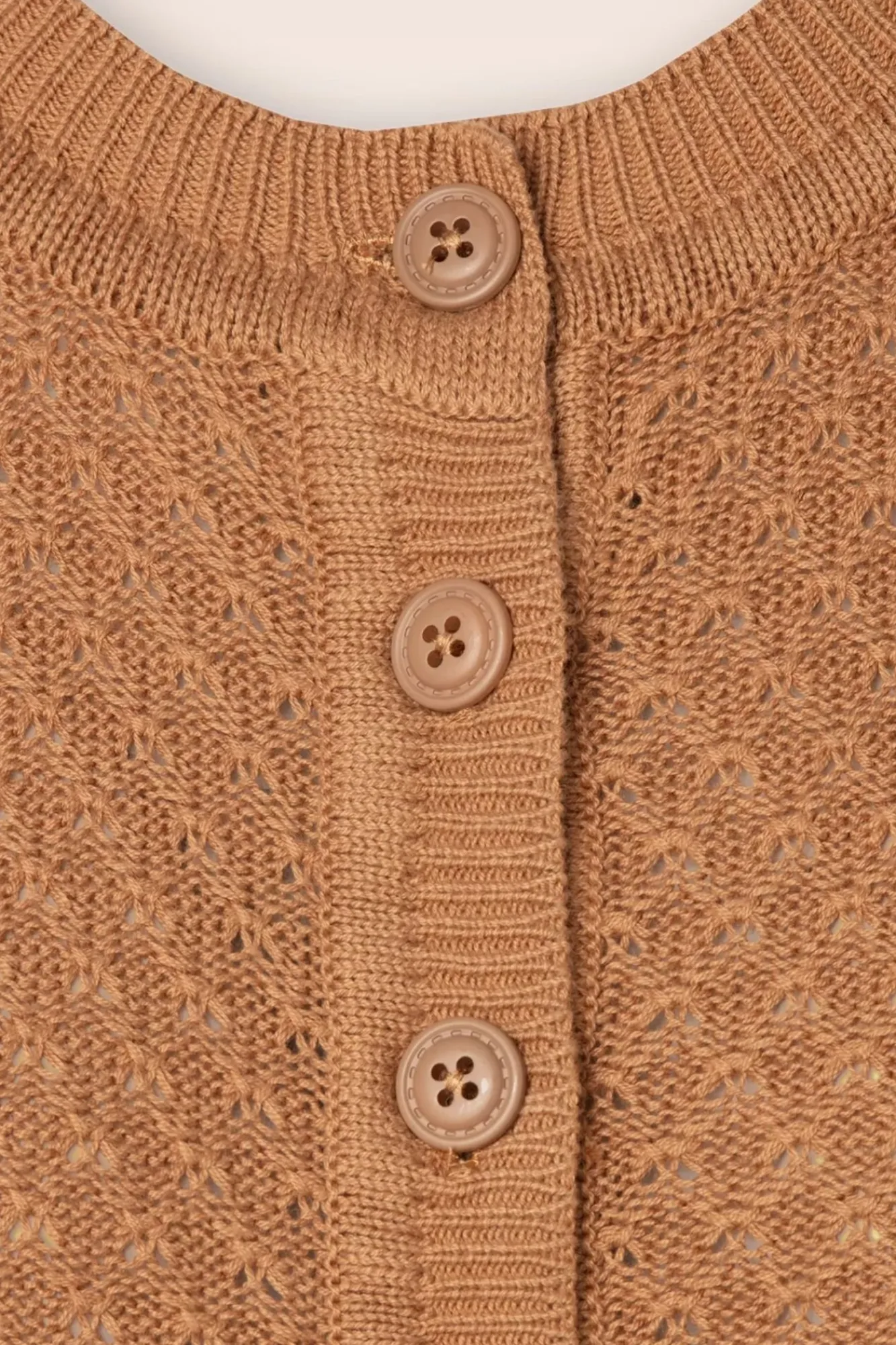 Cheap Mak Sweater Jennie Cardigan In Camel
