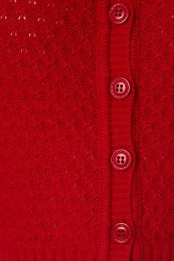 Discount Mak Sweater Jennie Strickjacke In Rot