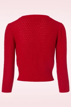 Discount Mak Sweater Jennie Strickjacke In Rot
