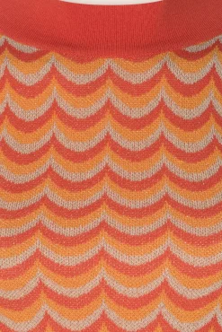 Flash Sale WNT Collection Jessie Waves Top In Orange