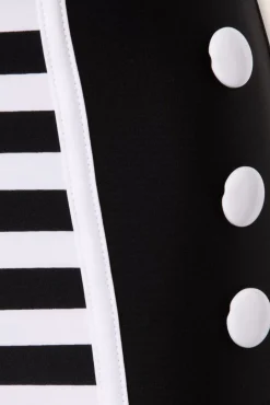 New Belsira Joelle Stripes Bikinihose In Schwarz Und Weis