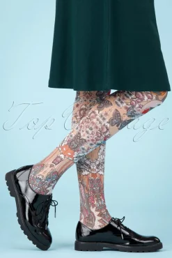 Fashion Marie Antoilette Josephine Strumpfhose