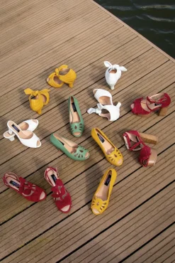 Best Sale Lola Ramona u2665 Topvintage Juni Portofino Pumps In Mango Mojito