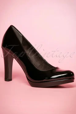 Shop Tamaris Katie Lackpumps In Schwarz