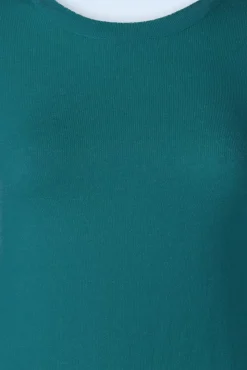 Outlet Mak Sweater Kelly Pullover In Teal Blau