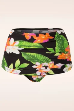 Sale Esther Williams Klassische Bikinihose Mit Blumenmuster In Schwarz