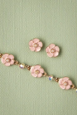 Best Lovely Kleine Rosen-Ohrstecker In Zartrosa