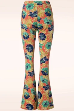 Cheap King Louie Lake Border Schlaghose In Langoustine Orange