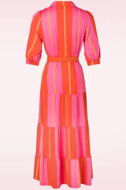 Store K-Design Leanna Maxikleid In Fuchsia