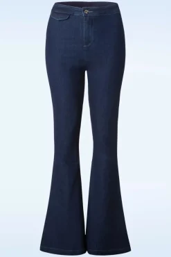 Shop Banned Retro Legs Eleven Schlaghose Aus Denim