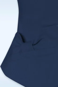 Hot Miss Candyfloss Liza Lee Becoming Versatility Chic Blazer In Marineblau