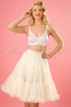 Discount Banned Retro Lola Lifeforms Petticoat In Elfenbein