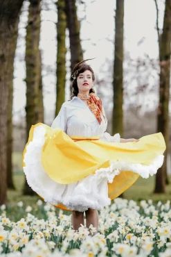 Cheap Banned Retro Lola Lifeforms Petticoat In Weis