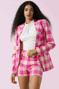 Sale Minueto Loretta Blazer Jacket In Pink
