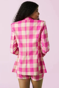 Sale Minueto Loretta Blazer Jacket In Pink