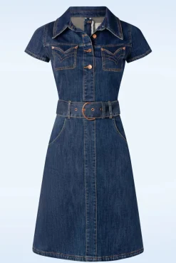 Flash Sale Rock-a-Booty Lucielle A-Linie Kleid In Blau