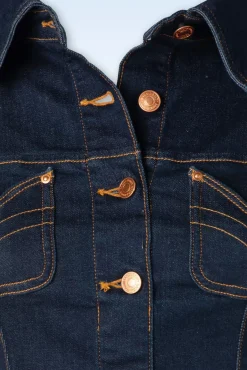 Discount Rock-a-Booty Lucielle Swing Kleid In Dark Denim