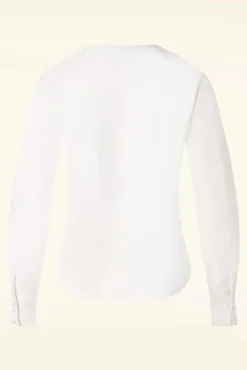 New Banned Retro Maria Bluse In Weis