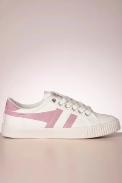 Best Sale Gola Mark Cox Tennis Sneaker In Off White Und Chalk Pink