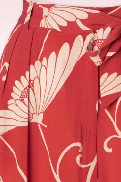 Fashion King Louie Marnie Hose Pixy In Tweed Orange