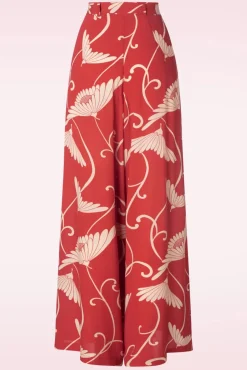 Fashion King Louie Marnie Hose Pixy In Tweed Orange