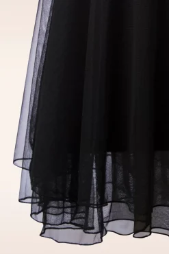 Outlet LaLamour Mendy Mesh Layer Rock In Schwarz