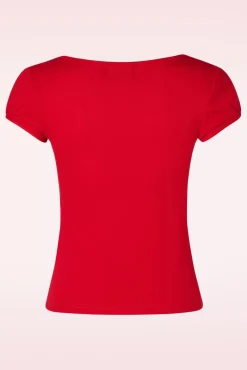 Fashion Bunny Mia Top In Rot