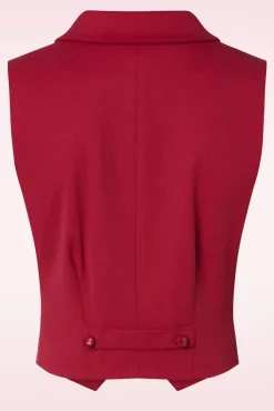 Cheap Collectif Clothing Milla Weste In Rot