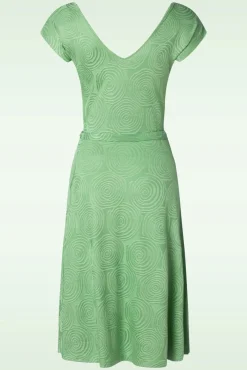 Shop King Louie Mira Pop-Up Kleid In Mineralgrun