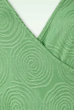 Shop King Louie Mira Pop-Up Kleid In Mineralgrun