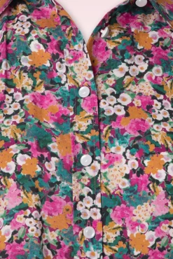 Outlet Very Cherry Montmartre Botanica Rose Bluse In Multi