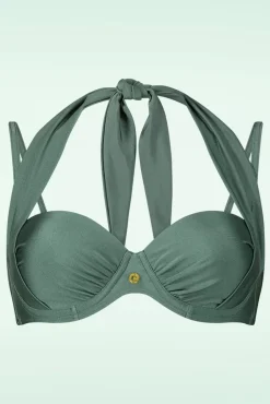 Store TC Beach Multiway Bikinioberteil In Sparkle Grun
