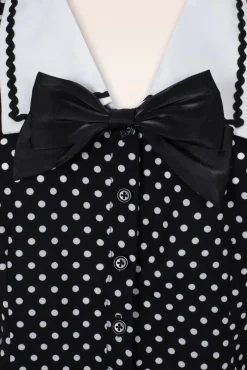 Online Bunny Naomi Bluse In Schwarz Und Weis