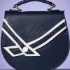 Clearance Banned Retro Nautische Kelly Lee Handtasche In Marineblau