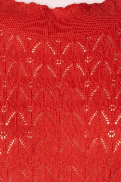 Sale King Louie Nicky Rocky Ajour Top In Sonnenorange