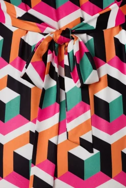 New Smashed Lemon Nina Maxi Kleid In Multi