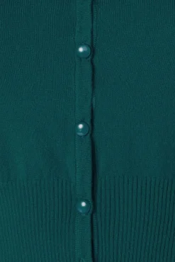 Best Sale Mak Sweater Nyla Cropped Cardigan In Pfauenblau