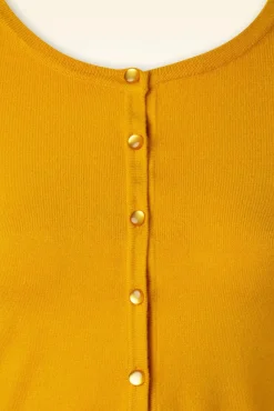 Clearance Mak Sweater Nyla Cropped Strickjacke In Honig