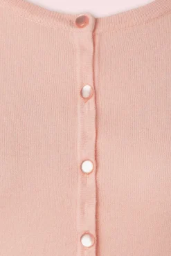 Online Mak Sweater Nyla Cropped Strickjacke In Zartrosa