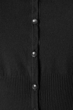 Discount Mak Sweater Nyla Kurzer Cardigan In Schwarz