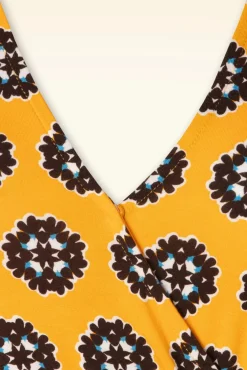 Best Sale Surkana Nylah Kleid In Gelb