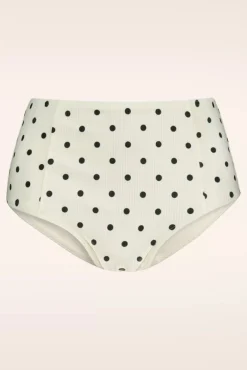 Shop Cyell On Point High Waist Bikinihose In Off White