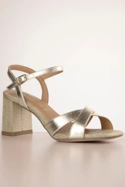 Best Sale Tamaris Ophelia Sandalen In Hellgold